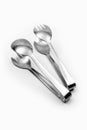 Two serving tong or tongs Royalty Free Stock Photo