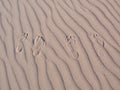 Two Sets of Footprints in the Sand, Couple, Love