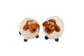 Two sheep figurine Royalty Free Stock Photo