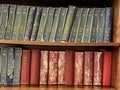 Two Shelves Of Hebrew Prayer Books