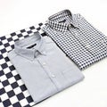Two shirts on a checkered surface isolated on transparent background Royalty Free Stock Photo