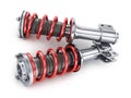 Two shock absorber, car part Royalty Free Stock Photo