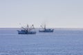 Two Shrimp Boats Royalty Free Stock Photo