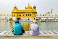 Sikh pilgrims at Golden Temple, Amritsar, Punjab, India