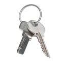 Two silver keys Royalty Free Stock Photo