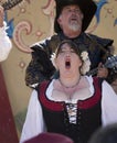 Two singers at Renaissance Fair Royalty Free Stock Photo