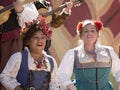 Two singers at Renaissance Fair Royalty Free Stock Photo