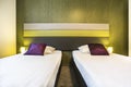 Two single beds