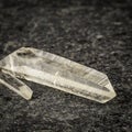 Two single crystals of quartz Royalty Free Stock Photo