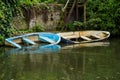 Two sinking boats Royalty Free Stock Photo