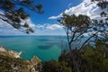 The Two Sister bay, Mount Conero. Marche Royalty Free Stock Photo