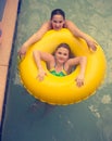 Two Sisters on a Lazy River