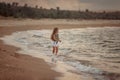 Two sisters on the shore of the sea