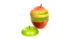 Two sliced apples Royalty Free Stock Photo