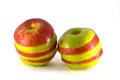 Two sliced apples Royalty Free Stock Photo