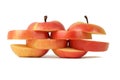 Two sliced apples Royalty Free Stock Photo