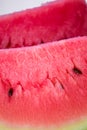 Two slices watermelon, closeup