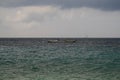 Two small boats at sea in Ivan Dolac, Croatia Royalty Free Stock Photo