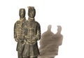 Two soldiers of Terracotta Army Royalty Free Stock Photo