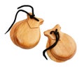 Two Spanish Castanets Royalty Free Stock Photo