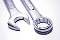 Two spanners Royalty Free Stock Photo