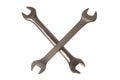 Two spanners or wrenches Royalty Free Stock Photo