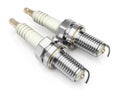 Two spark plugs Royalty Free Stock Photo