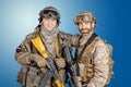 Two special force soldiers Royalty Free Stock Photo