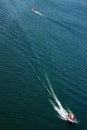 Two speedboats on the Baikal lake