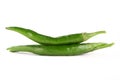 Two Spicy Indian green pepper