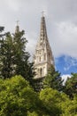 The two spires of the Zagreb Cathedral Royalty Free Stock Photo