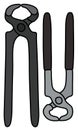 Two splitting pliers