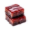 Meatpunk-inspired Jelly Brownies With Sauce - Real Photo 8k