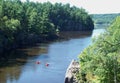 Two St. Croix River Paddlers Royalty Free Stock Photo