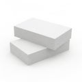 Two stacked rectangular blocks with a grid pattern on their surfaces Royalty Free Stock Photo