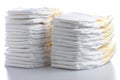 Two Stacks of Diapers