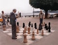 Giant Chess Game in Salzburg, Austria