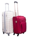 Two standing suitcases Royalty Free Stock Photo