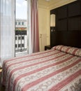 Two star hotel room paris france Royalty Free Stock Photo