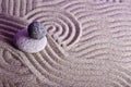 Two stones in the sand Royalty Free Stock Photo