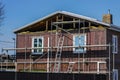 Two-storey wooden dwelling house repair, attic thermic insulation