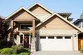 Modern Canadian House Design Home Exterior Front View Siding Royalty Free Stock Photo