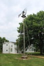 Two Story Outhouse, Windmill, and 1850`s House