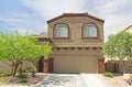 Two-story Stucco Home in Tucson, Arizona