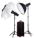 Two studio strobe with bag