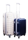 Two standing suitcases Royalty Free Stock Photo
