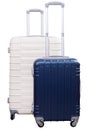 Two standing suitcases Royalty Free Stock Photo