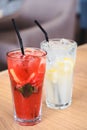 Two summer refreshments