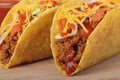 Two Tacos Closeup Royalty Free Stock Photo