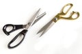 Two tailoring scissors